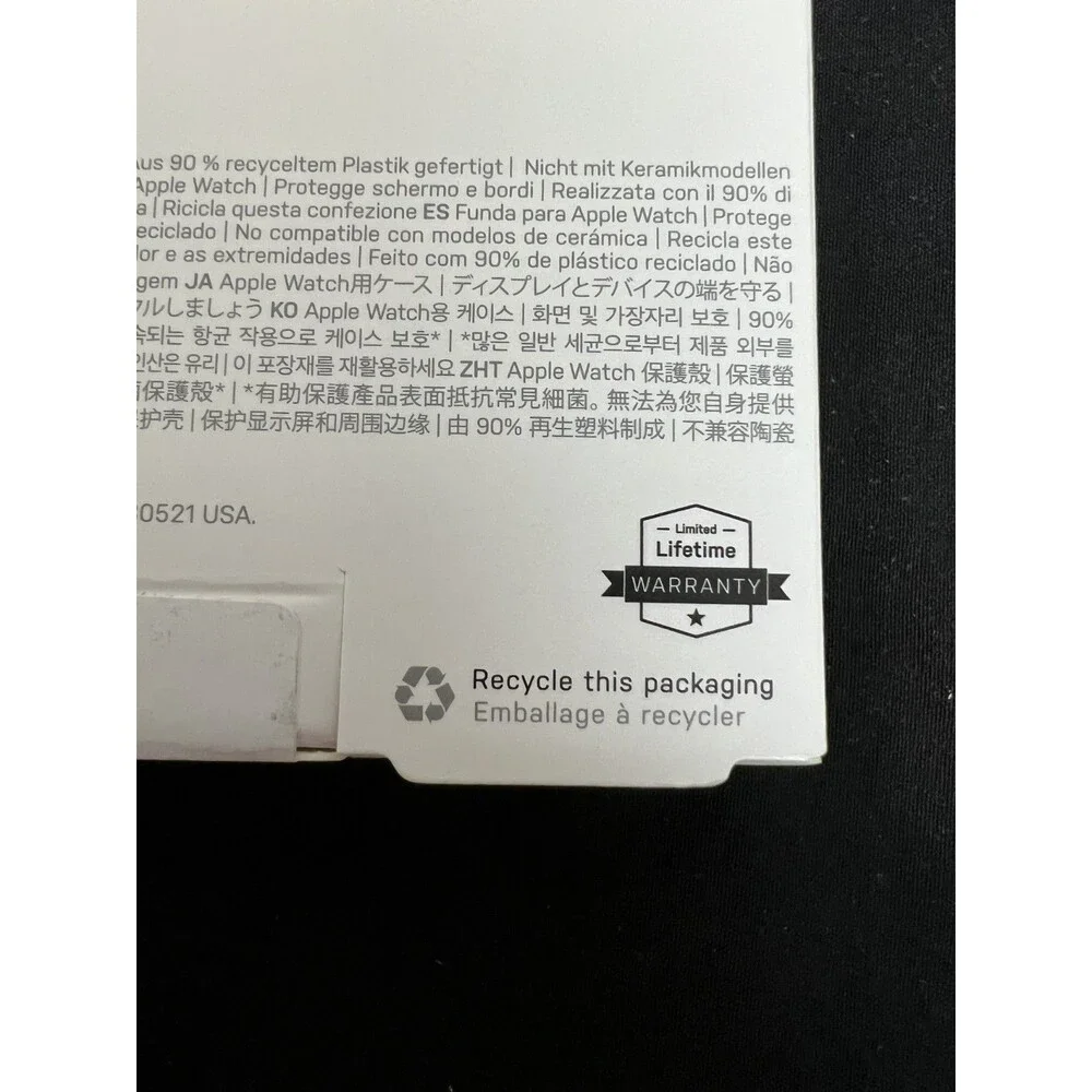 OtterBox Apple Watch Case 41mm (Series 7/8/9) – Open Box – Black